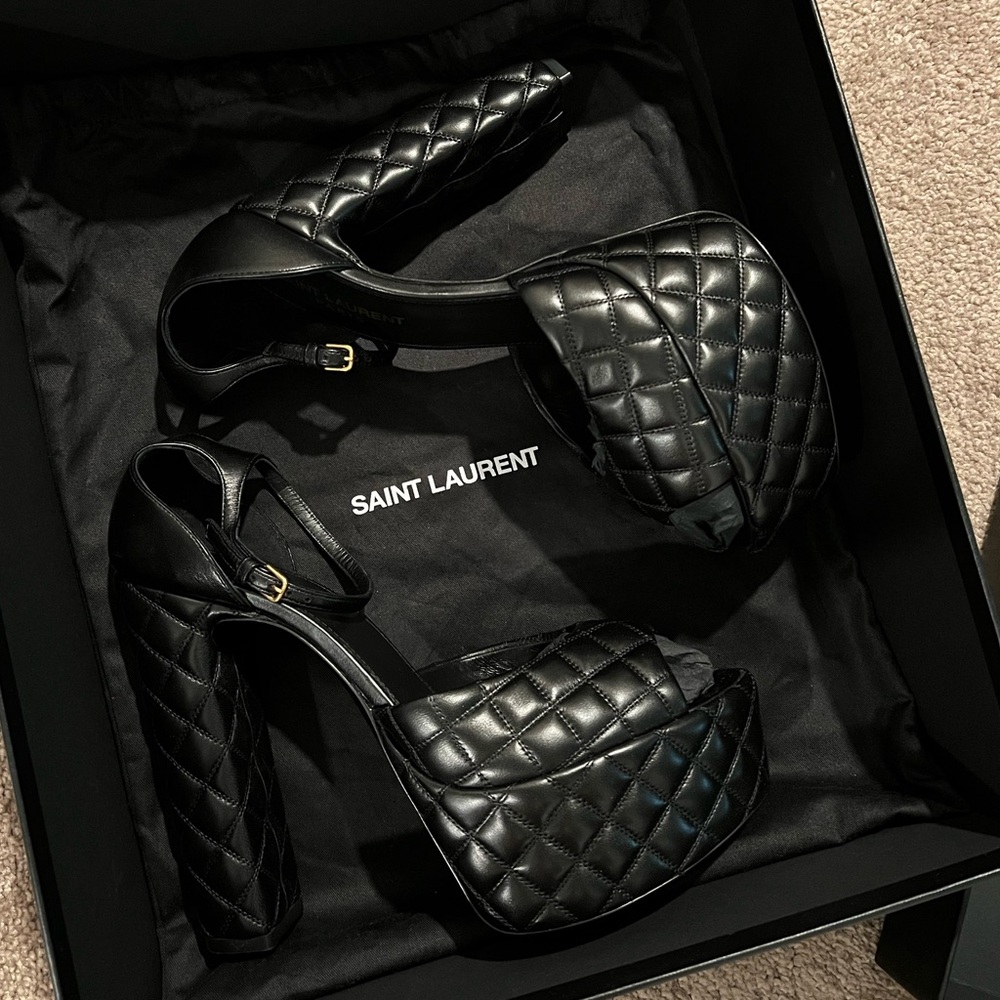 SAINT LAURENT
Jodie Platform Heels Platform Heels